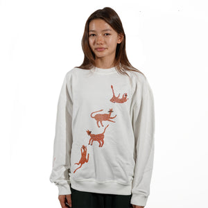 CAT FAM CREWNECK