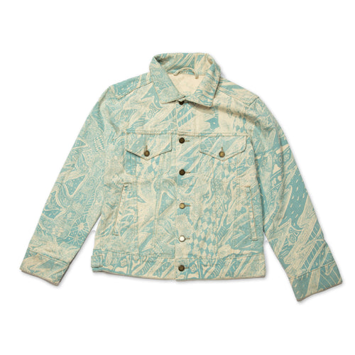 BLUE RURBAN DENIM JEAN JACKET