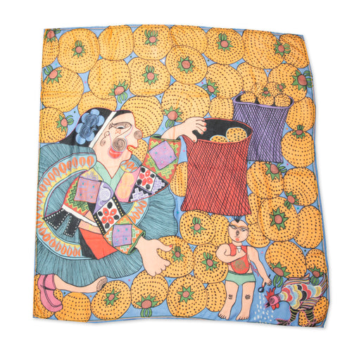 Ping Poi Art Scarf - Harvesting Cilis