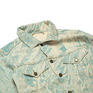 BLUE RURBAN DENIM JEAN JACKET