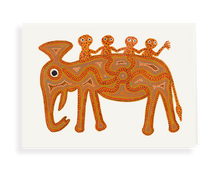 Load image into Gallery viewer, Bhil Cards by Bhuri Bai - Pack of 5